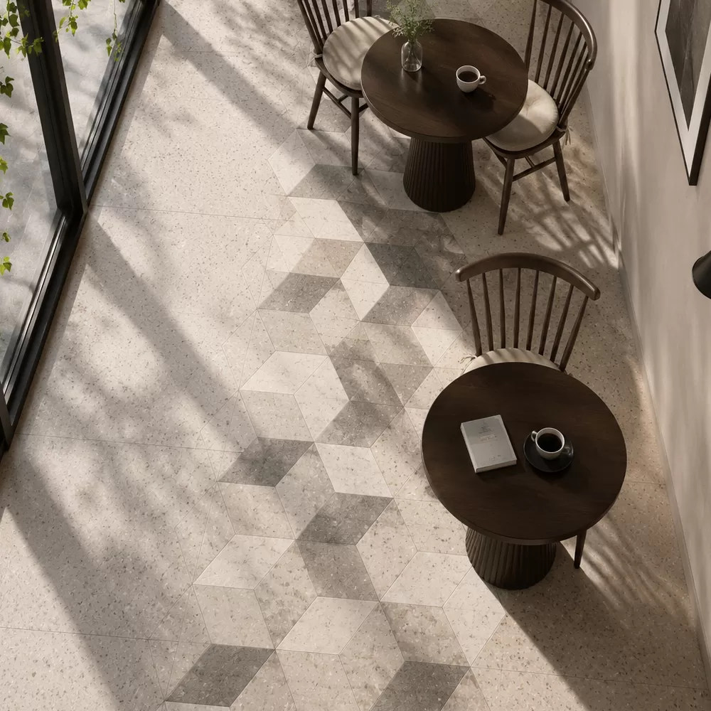 Rhombus-Shaped Tile (glue-down) 5